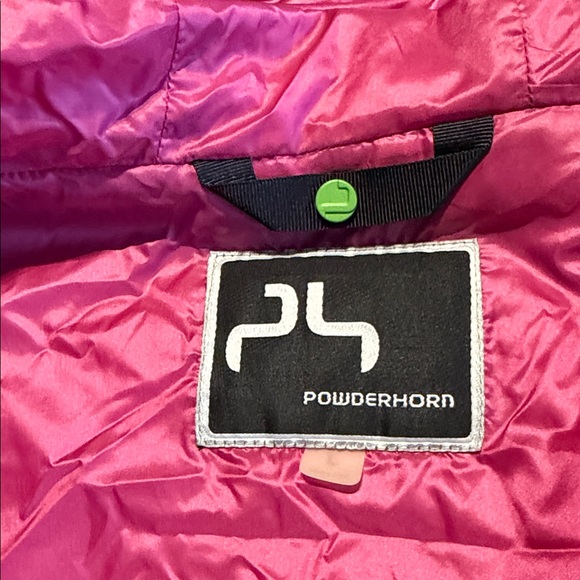 Stylish Gold and Pink Women's Puffer Jacket - Picture 2 of 8